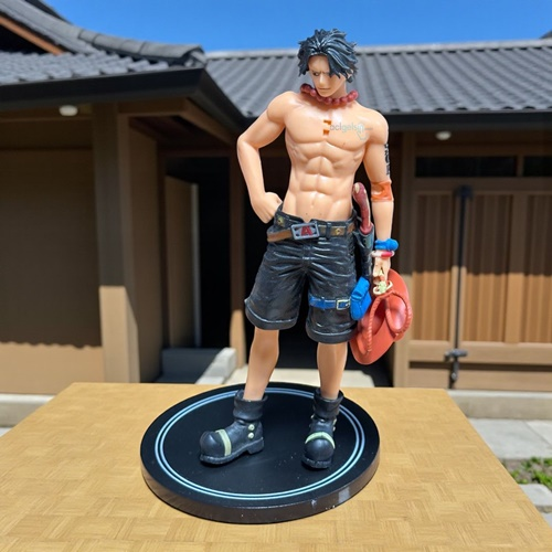Dekoratif Büyük Boy One Piece Anime/manga Figür Portgas D. Ace