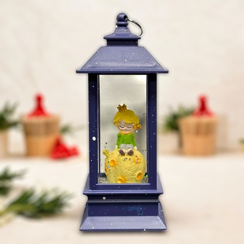 Dekoratif Işıklı Kar Kulesi Le Petit Prince