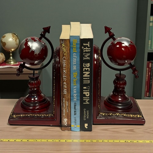 Dekoratif Kitap Stoperi Yerküre