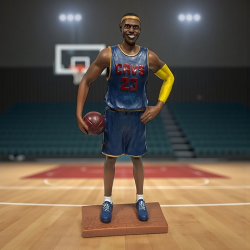 Dekoratif Lakers Basketbolcu Figür James Biblo