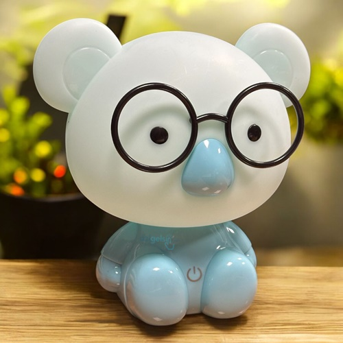 Dekoratif Sevimli Gözlüklü Koala Gece Lambası
