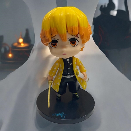 Demon Slayer Anime Figür 8cm - Zenitsu