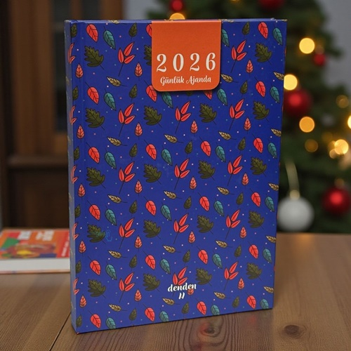 Denden 2026 Lacivert Günlük Ajanda