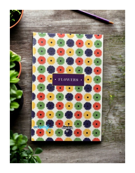 Denden Flowers Soft Çizgisiz Bloknot