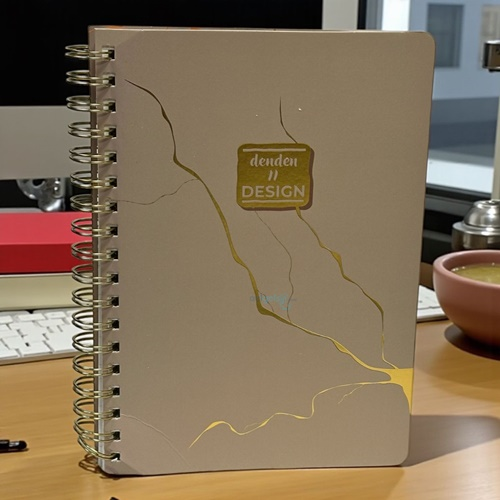 Denden Redactar Mermer Desen Bej Defter