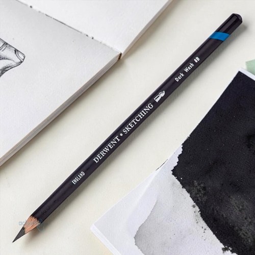 Derwent Watersoluble Kuru Sulu Eskiz Kalemi 8b