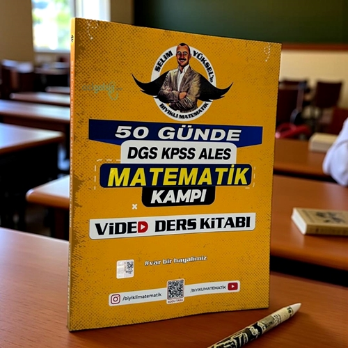 Dgs - Kpss - Ales 50 Günde Matematik Kampı Video Ders Kitabı Paraf Yayınları