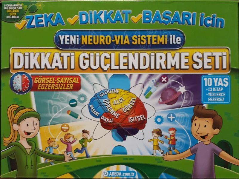 Dikkati Güçlendirme Seti  4. Sınıf – 10 Yaş-Neuro-Via