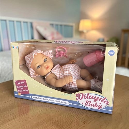 Dilayda Baby 32 Cm Tam Kauçuk Bebek Emzik Biberon