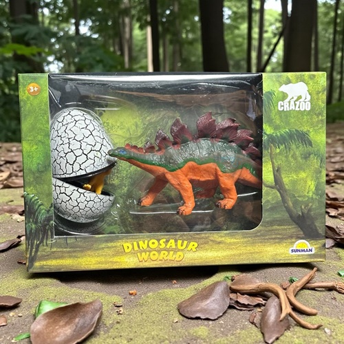 Dinozor Ve Yumurta İçinde Yavrulu Oyun Seti Stegosaurus