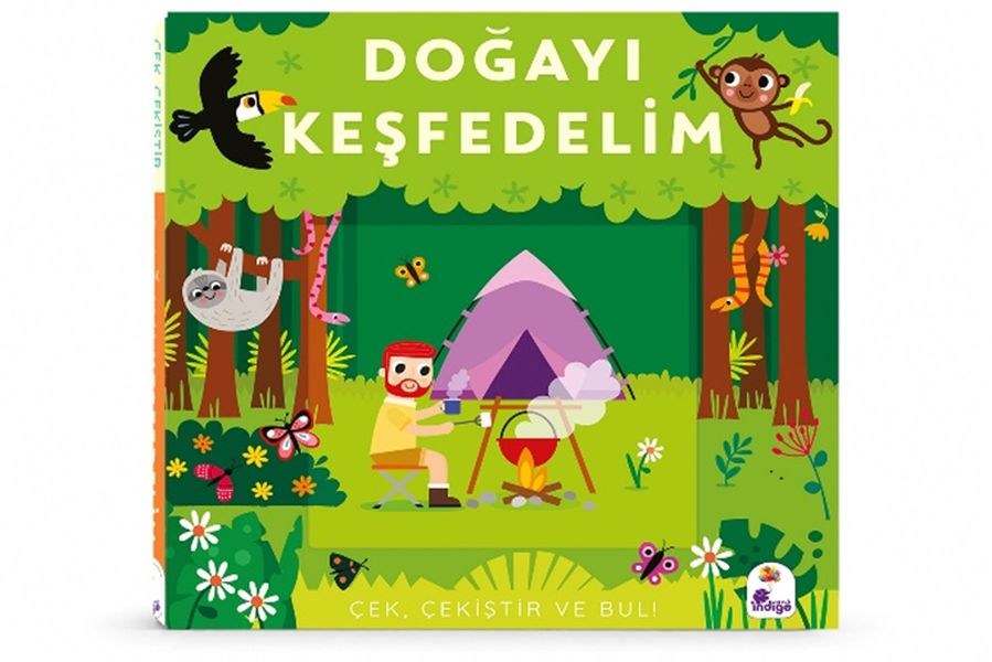 Doğayı Keşfedelim (Hareketli Kitap) Çek, Çekiştir ve Bul