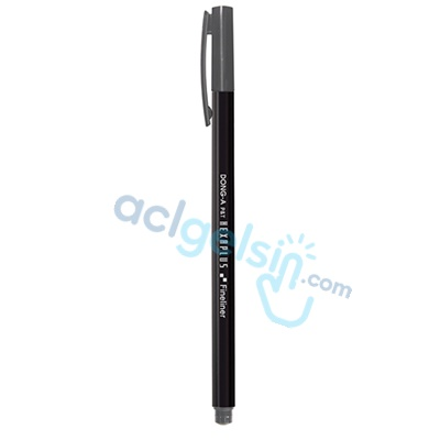 Dong-a Hexaplus Fineliner Koyu Gri