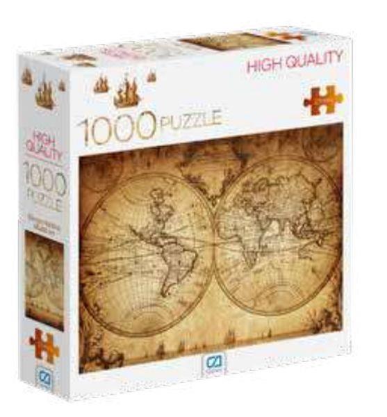 Dünya Haritası Puzzle 1000