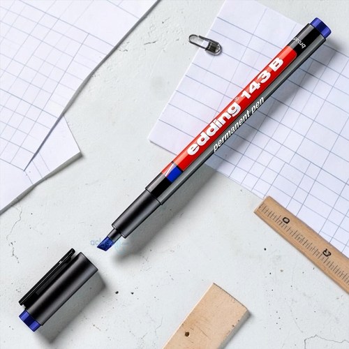 Edding Asetat Kalemi Permanent 143 B Mavi