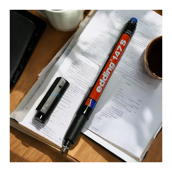 Edding Asetat Kalemi Permanent 147 M Mavi