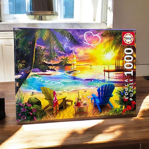 Educa Puzzle 1000 Parça Aşk Plajı