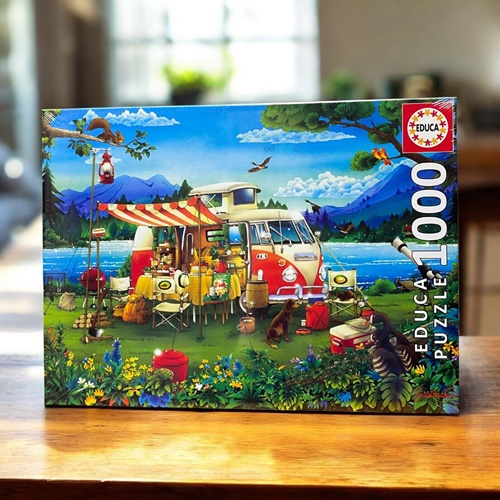 Educa Puzzle 1000 Parça Kamp Tatili