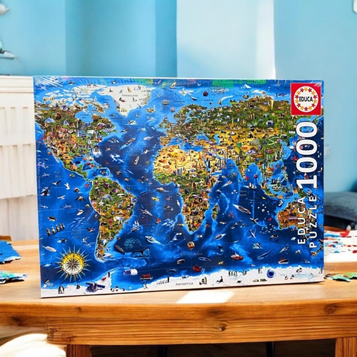 Educa Puzzle 1000 Parça Wonders Of The World