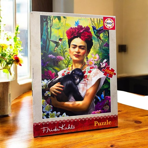 Educa Puzzle 1000 Parça Yaşam Bahçesi, Frida Kahlo