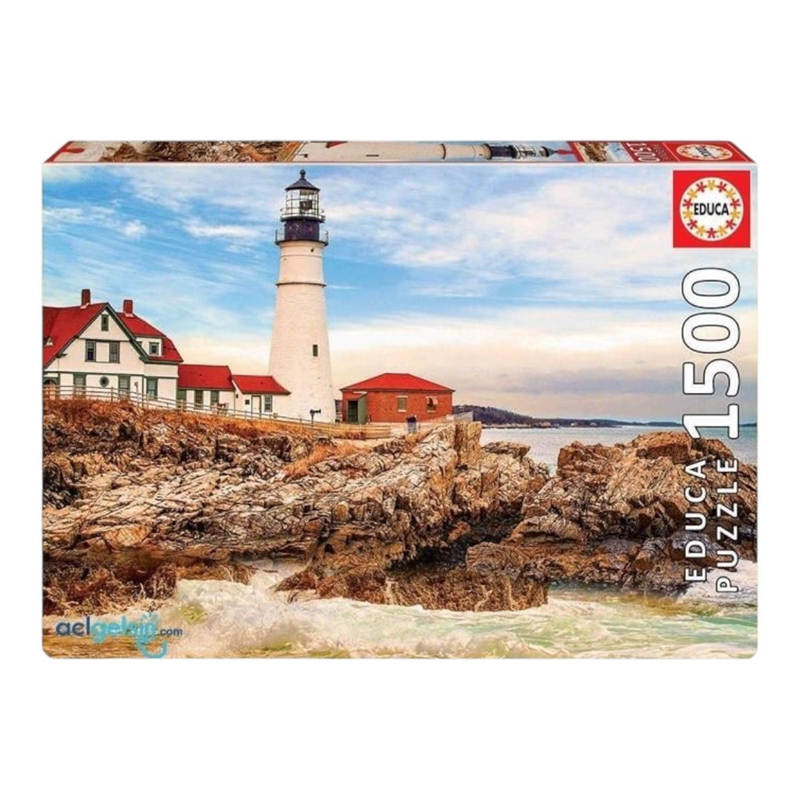 Educa Puzzle 1500 Parça Rocky Lighthouse
