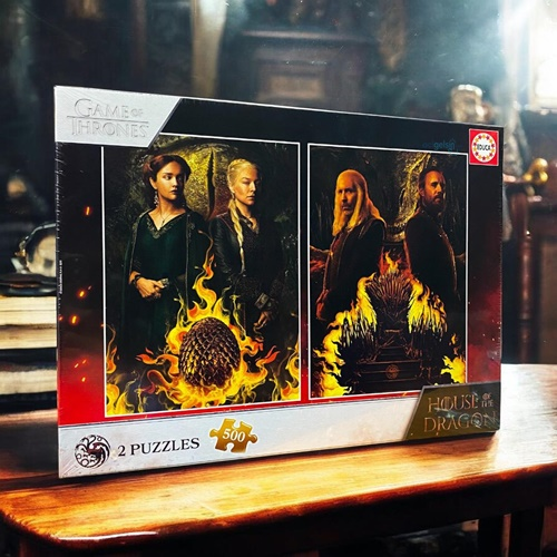 Educa Puzzle 2×500 Parça Game Of Thrones Ejderha Evi