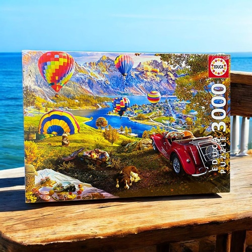 Educa Puzzle 3000 Parça Sıcak Hava Balonu Vadisi