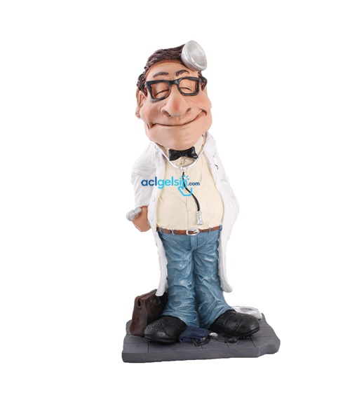 Erkek Doktor Figür Büyük Boy Biblo