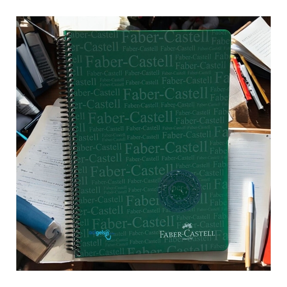 Faber Castel Typo Spralli Defter A4 120 Yaprak Çizgili