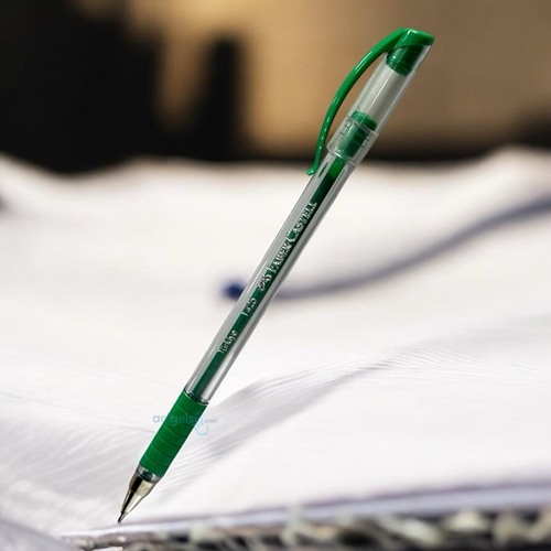 Faber Castell 1425 İğne Uçlu Tükenmez Kalem Yeşil