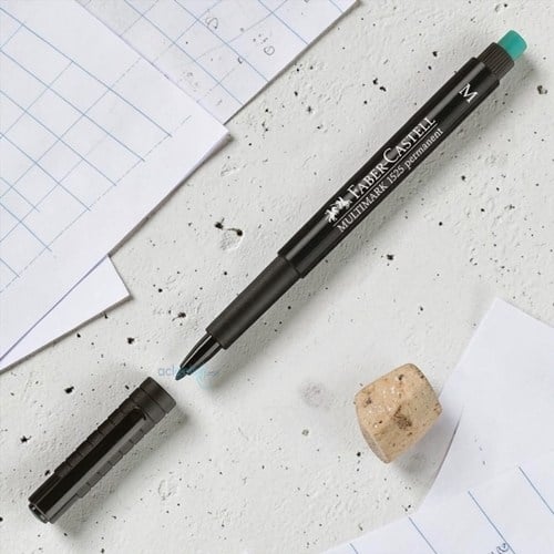 Faber Castell Asetat Kalemi Permanent M Siyah