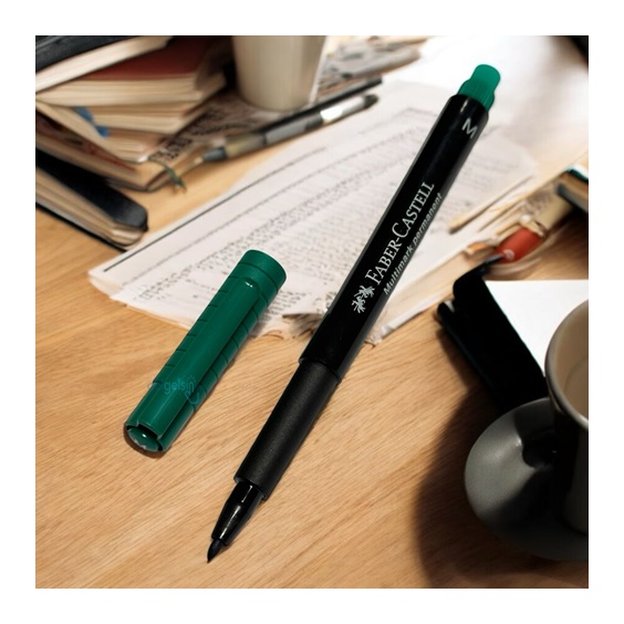 Faber Castell Asetat Kalemi Permanent M Yeşil