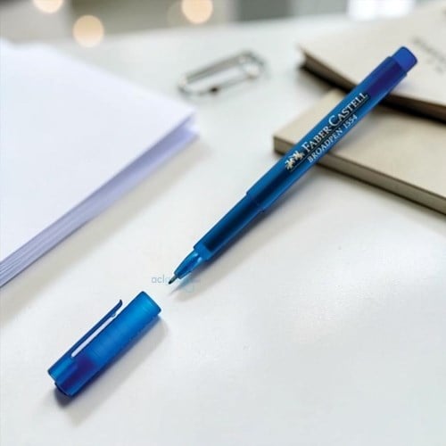 Faber Castell Broadpen Keçeli Kalem Mavi