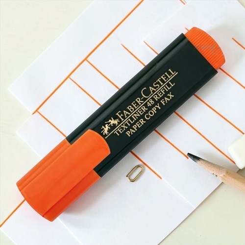 Faber Castell Fosforlu Kalem Turuncu