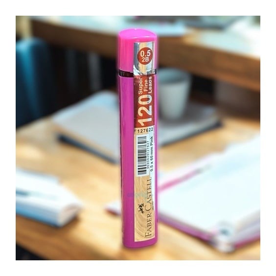 Faber Castell Grip Min Kalem Ucu 05mm 120li Tüp Pembe