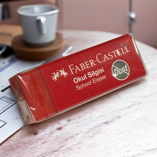 Faber Castell Kırmızı Silgi Büyük