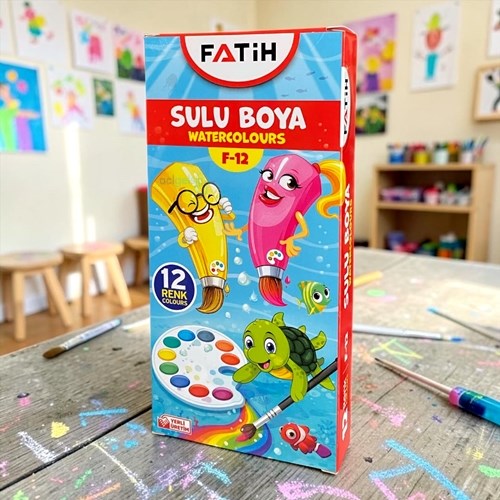 Fatih 12 Renk Suluboya