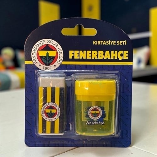 Fenerbahçe Kırtasiye Seti Kalemtraş & Silgi