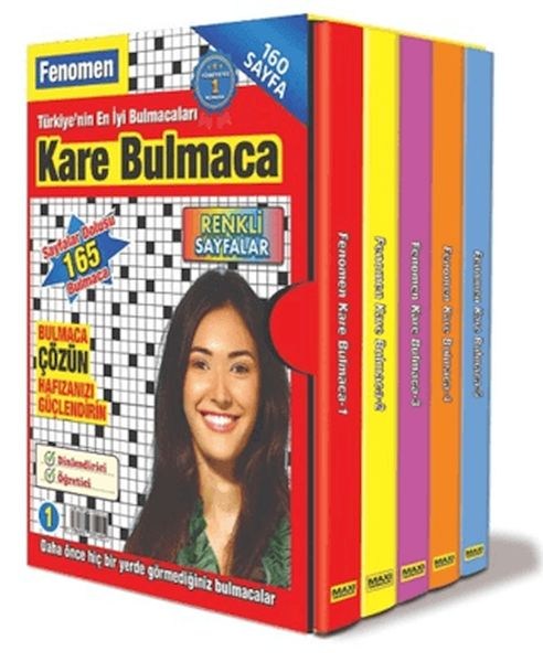 Fenomen Kare Bulmaca Seti (5 Kitap)