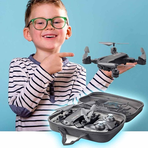 Foldable Işıklı Usb Şarjlı Kameralı Uzaktan Kumandalı Drone