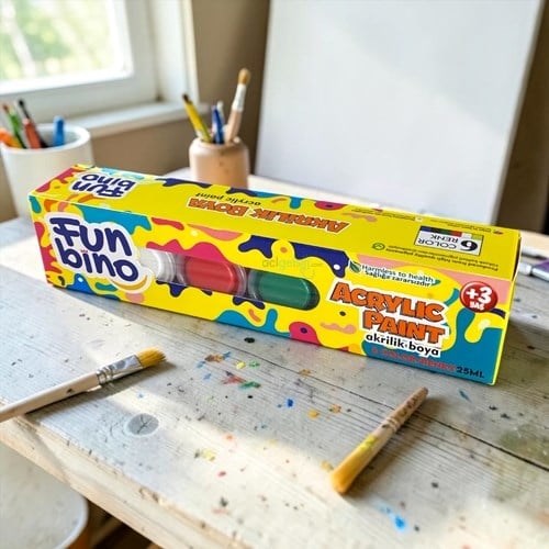 Funbino 6 Lı Şişe Akrilik Boya