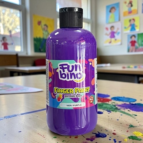 Funbino Parmak Boyası 250 Ml Mor