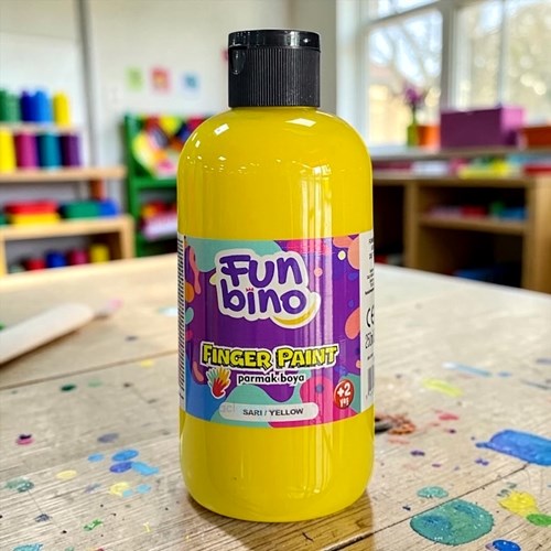 Funbino Parmak Boyası 250 Ml Sarı