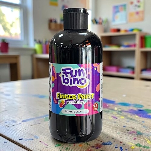 Funbino Parmak Boyası 250 Ml Siyah