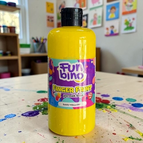 Funbino Parmak Boyası 500 Ml Sarı