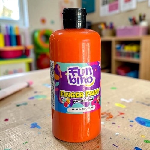 Funbino Parmak Boyası 500 Ml Turuncu