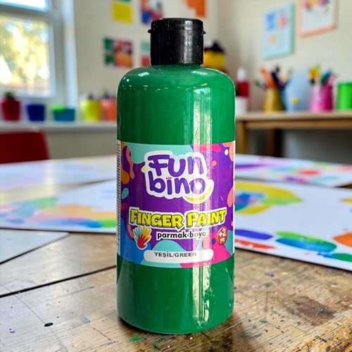 Funbino Parmak Boyası 500 Ml Yeşil
