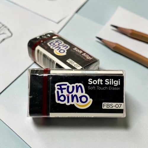 Funbino Siyah Soft Silgi