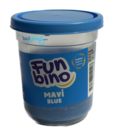 Funbino Tek Renk Oyun Hamuru Mavi 115 Gr F104