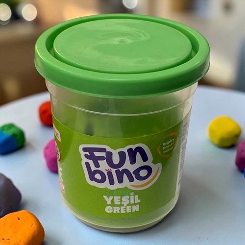 Funbino Tek Renk Oyun Hamuru Yeşil 115 Gr F105