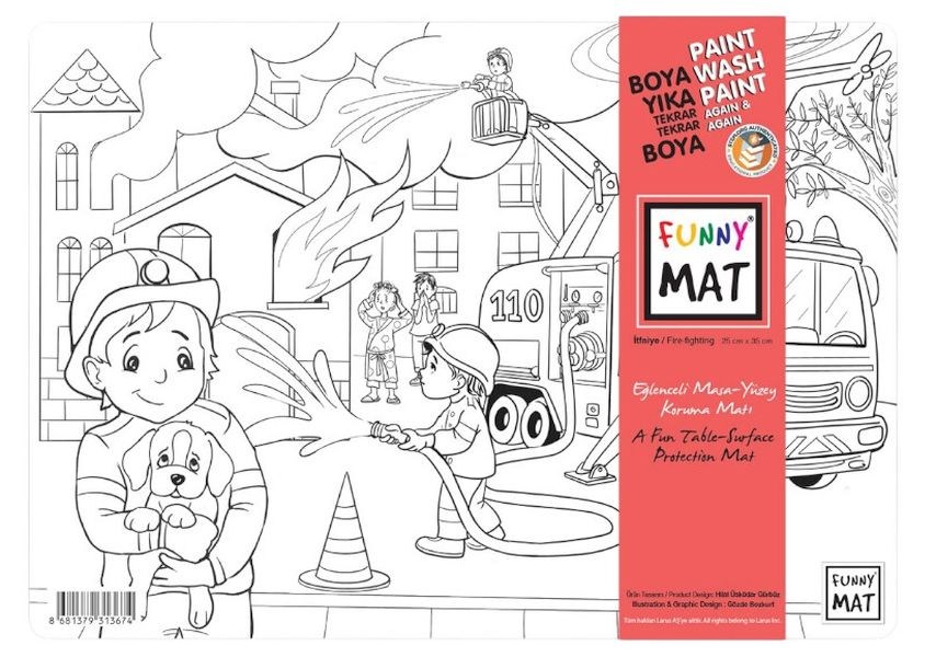 Funny Mat - Mini  İtfaiye